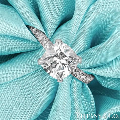 tiffany novo cushion replica|pictures of cushion cut diamond rings.